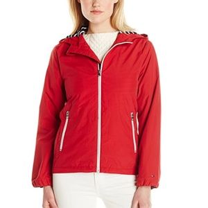 Tommy Hilfiger Women's Hooded Windbreaker Size XL